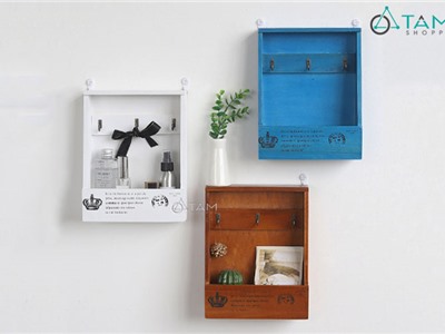 Tủ treo chìa khóa bằng gỗ áp tường số 07